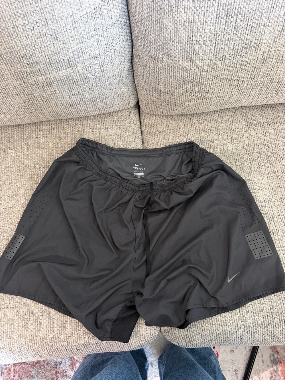 Nike Black Athletic Running Shorts